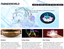 Tablet Screenshot of fabnewworld.com